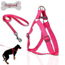 Nylon Pet Walking Leinen Große einstellbare Light Up Hundegeschirr